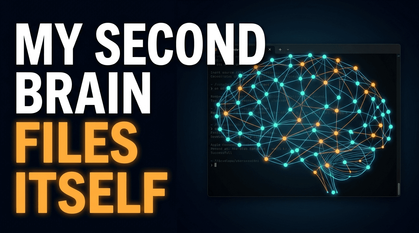 A knowledge graph forming a brain over a terminal — a governed context frame for a second brain